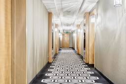 Lobby des Hotels Diune mit modernem Design